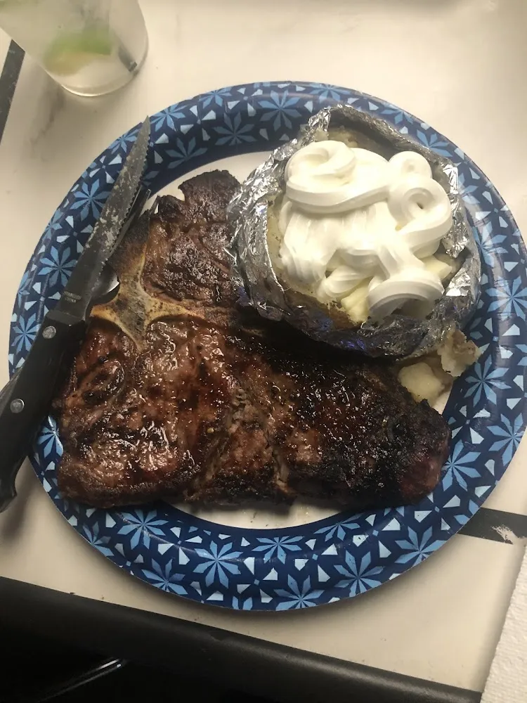 T Bone Steak Plate